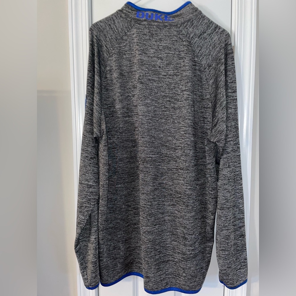 Duke University Quarter Zip Pullover (Size L) - Picture 3 of 4